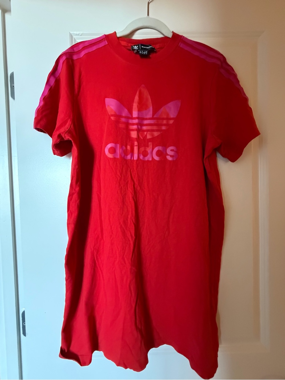Adidas x Marimekko Red Trefoil Tee Dress - Picture 6 of 7
